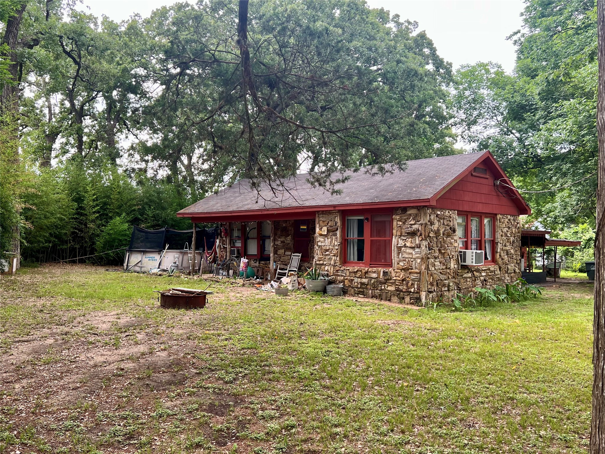 22606 Farm To Market 359 Hempstead, TX 77445 - Photo 8 of 26 Front view of rock house .