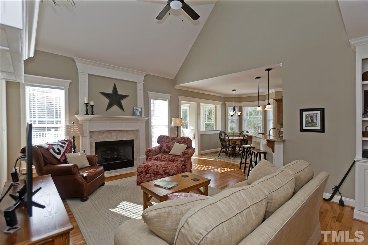 101 South Sunset Ridge Drive Willow Spring, NC 27592 - Photo 3 of 25 a living room with furniture fireplace and window
