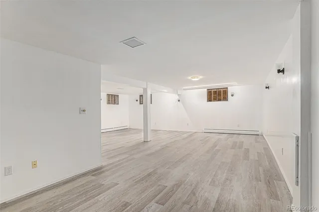 wooden floor in an empty room