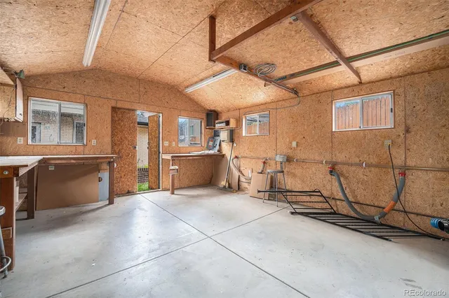 a view of a storage & utility room