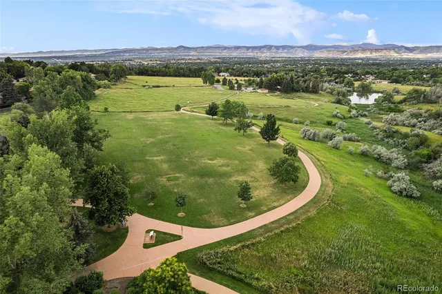 a view of a lake with a mountain