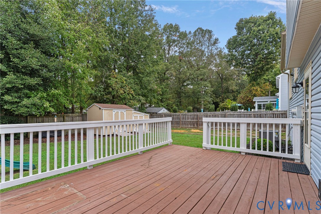 10524 Genlou Road Chesterfield, VA 23832 - Photo 35 of 42 Expansive Rear Deck