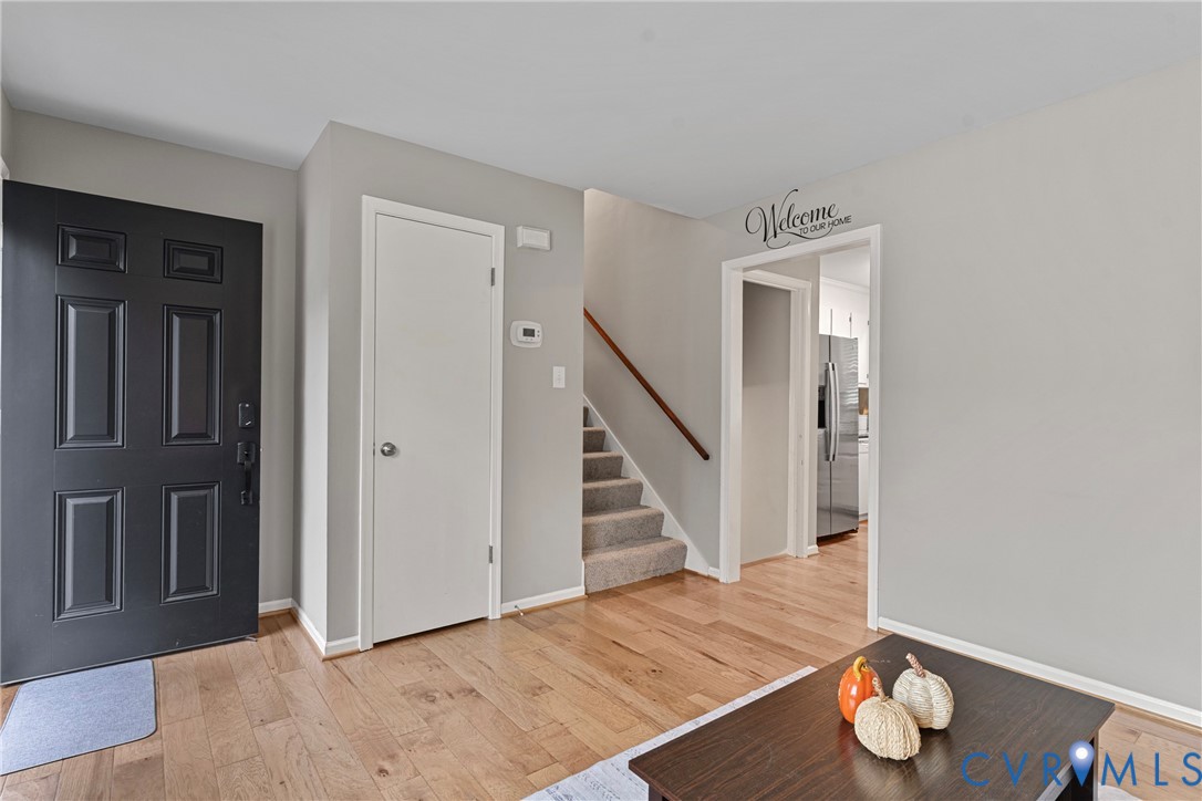 10524 Genlou Road Chesterfield, VA 23832 - Photo 9 of 42 View into the kitchen and upstairs