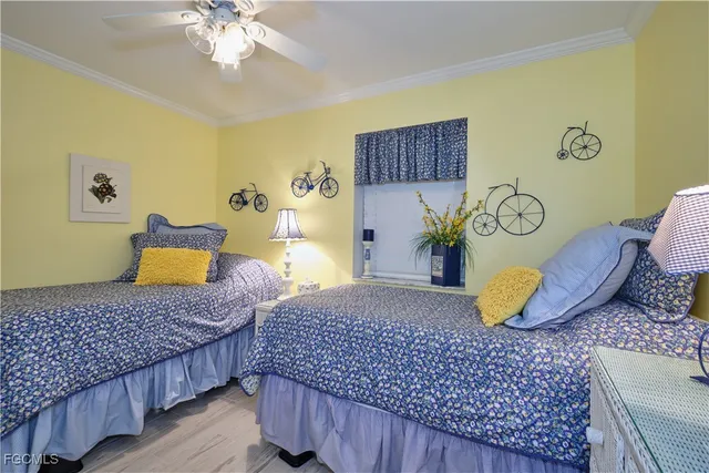 a bedroom with a bed and dresser