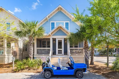 a house view with a outdoor space