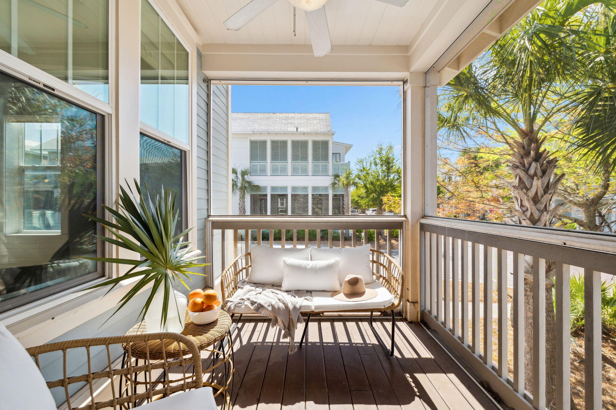 89 Clipper Street Inlet Beach, FL 32461 - Photo 3 of 72 a view of balcony with a potted plant