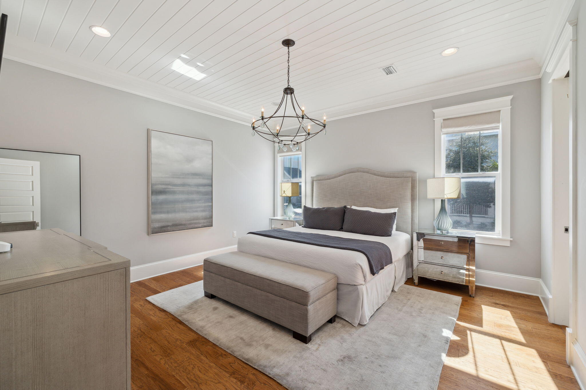 89 Clipper Street Inlet Beach, FL 32461 - Photo 33 of 72 a spacious bedroom with a bed and a window