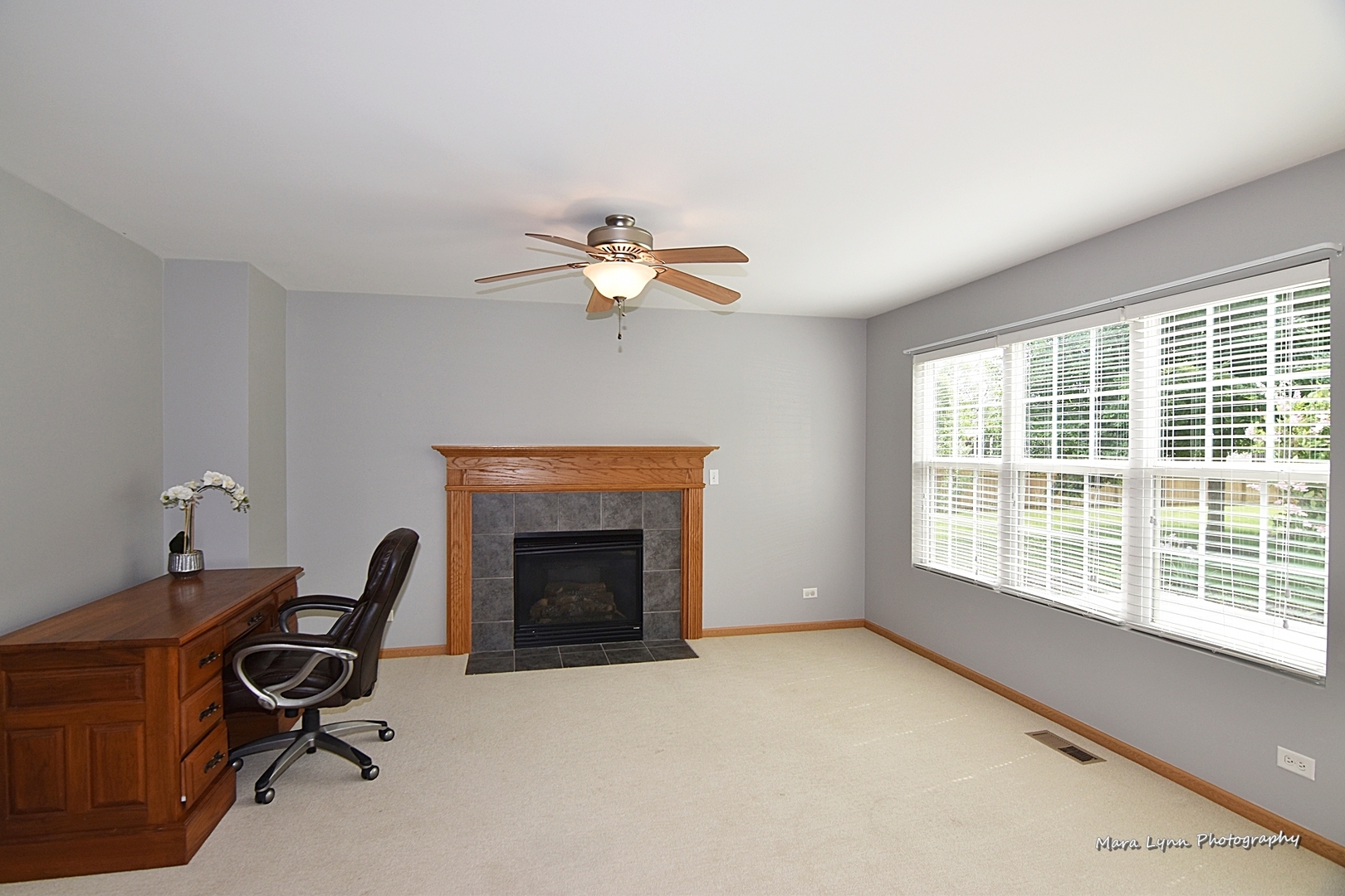 1125 Bailey Road Sycamore, IL 60178 - Photo 11 of 30 a view of a livingroom with a fireplace and a window