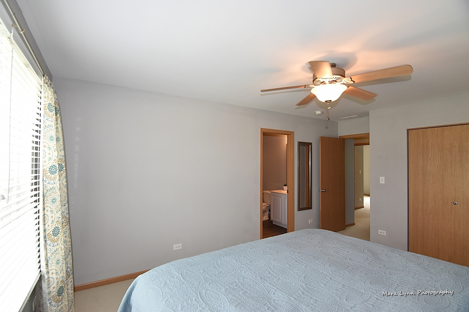 1125 Bailey Road Sycamore, IL 60178 - Photo 15 of 30 a view of a bedroom with a chandelier fan and windows