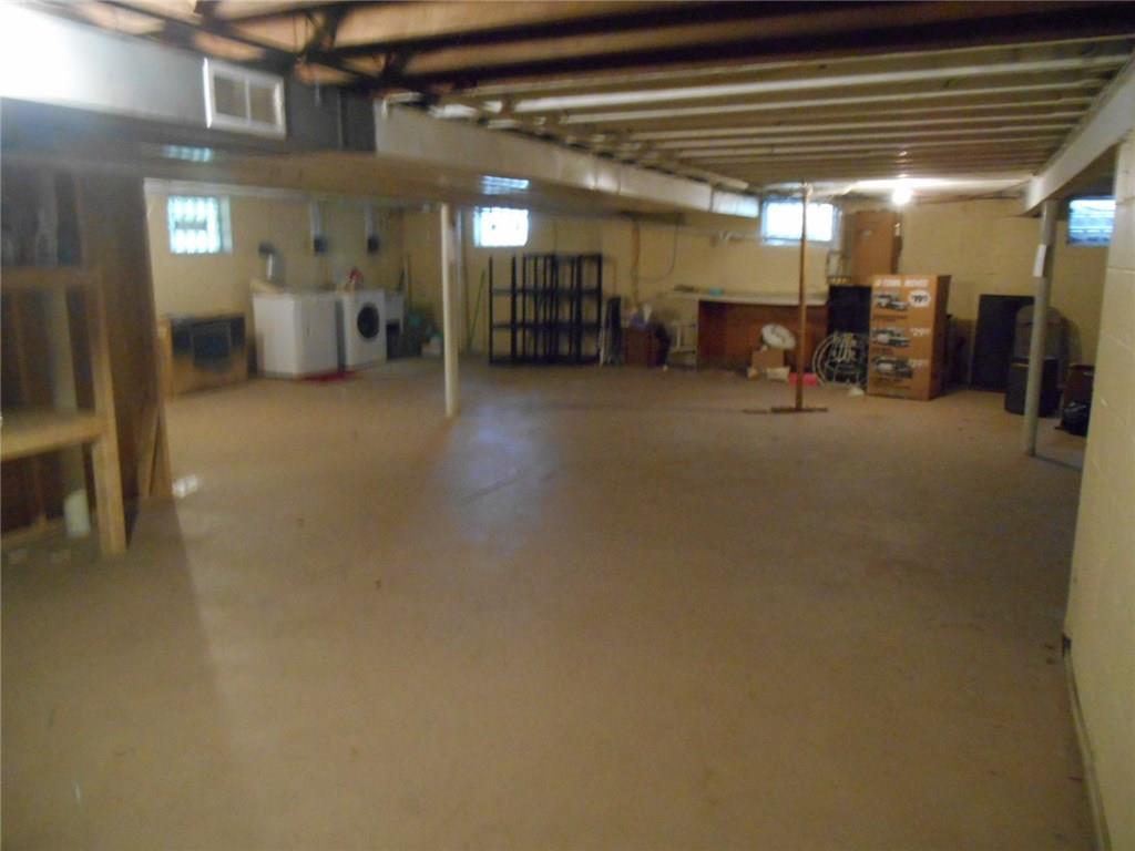 1098 Mercer Road Beaver Falls, PA 15010 - Photo 18 of 18 Full Unfinished basement ready for you to finish.