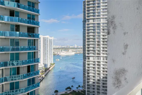 a view of a tall building