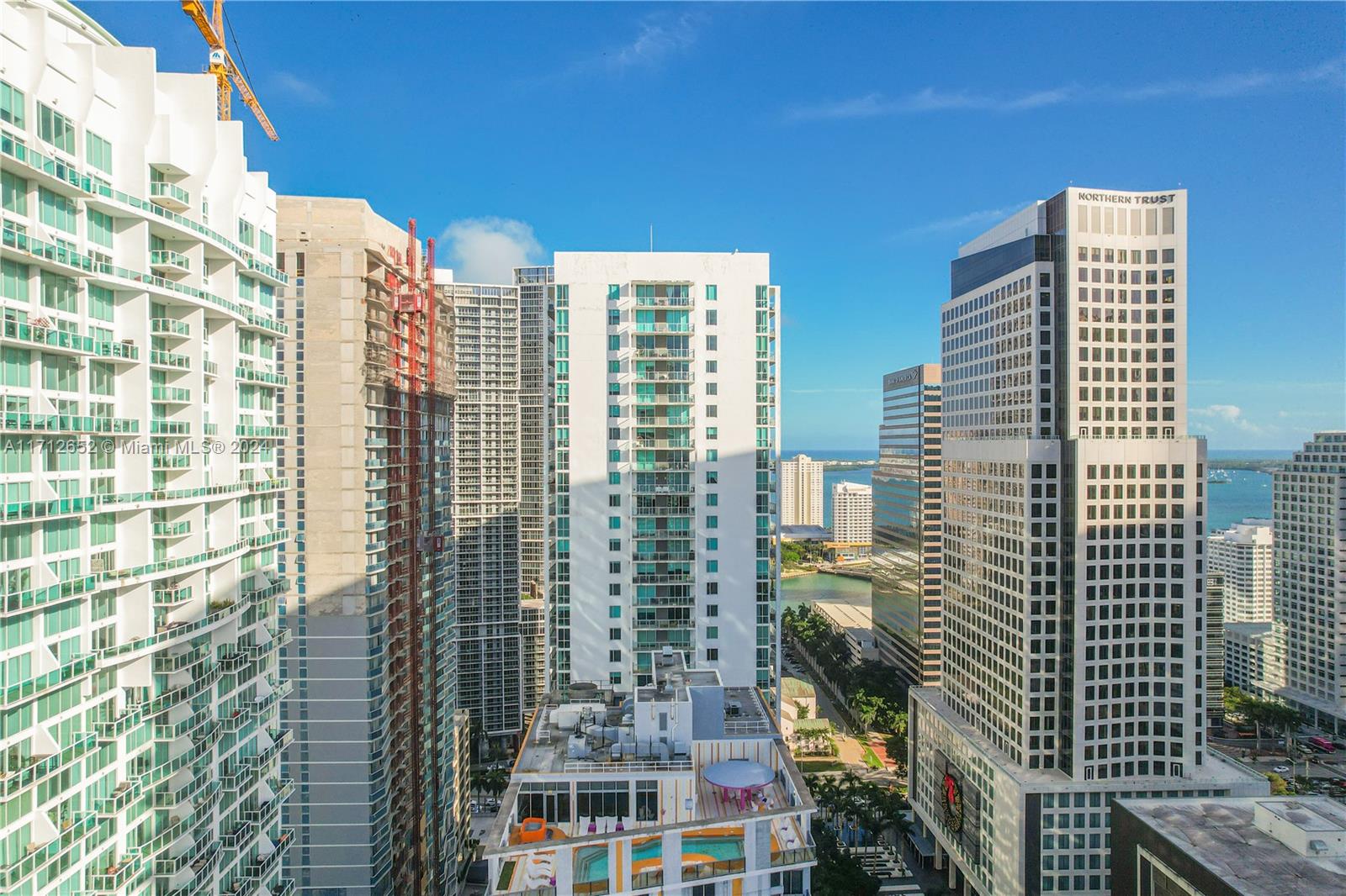 55 Southeast 6th Street, Unit 3407 Miami, FL 33131 - Photo 25 of 33 a view of a city with tall buildings