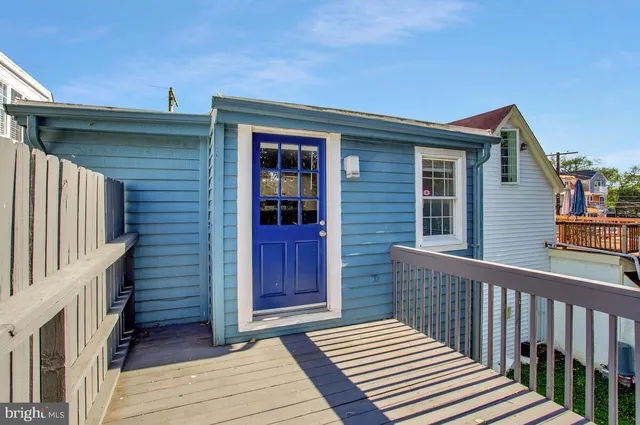 a view of a house with wooden floor
