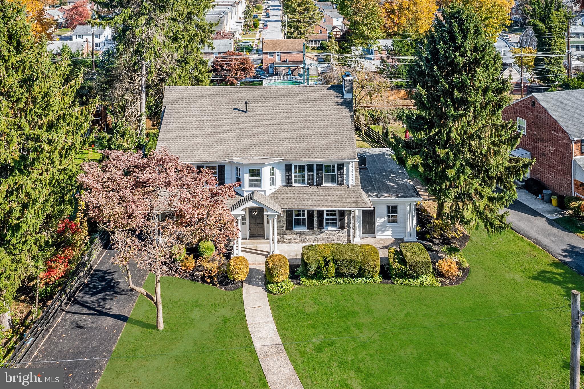 39 North Rolling Road Springfield, PA 19064 - Photo 6 of 119 a aerial view of a house