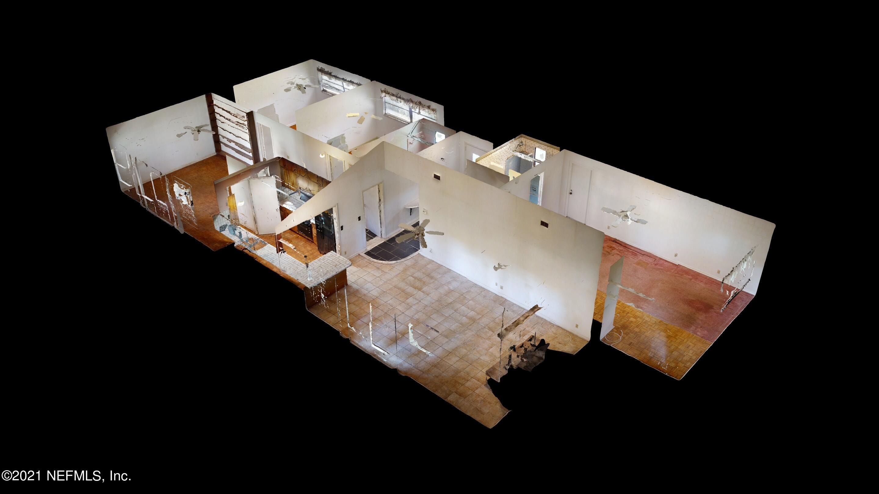 1925 Tanglewood Road Jacksonville Beach, FL 32250 - Photo 32 of 32 Dollhouse View