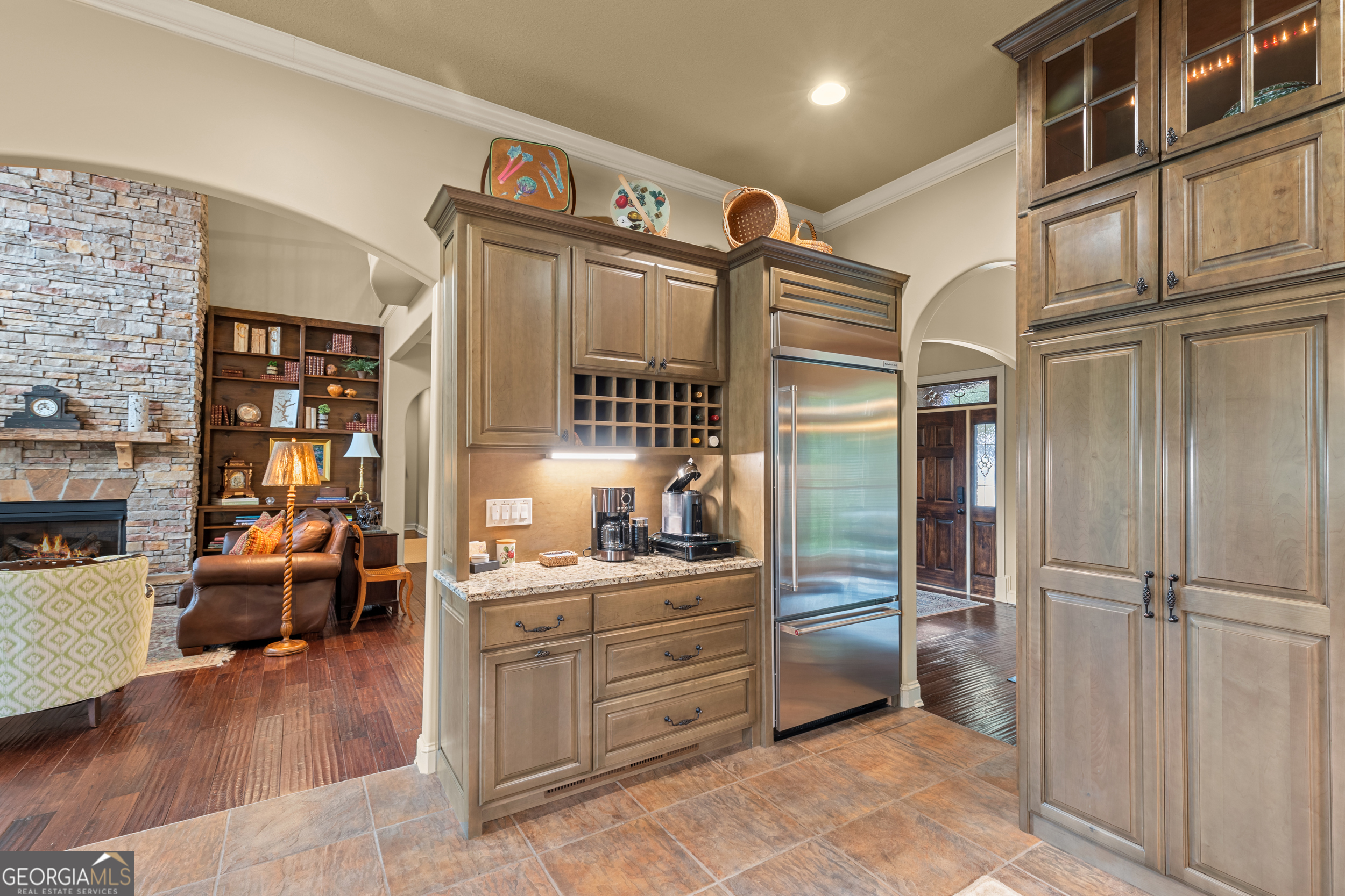 96 Fair View Drive Clayton, GA 30525 - Photo 11 of 66 a kitchen with cabinets and wooden floor