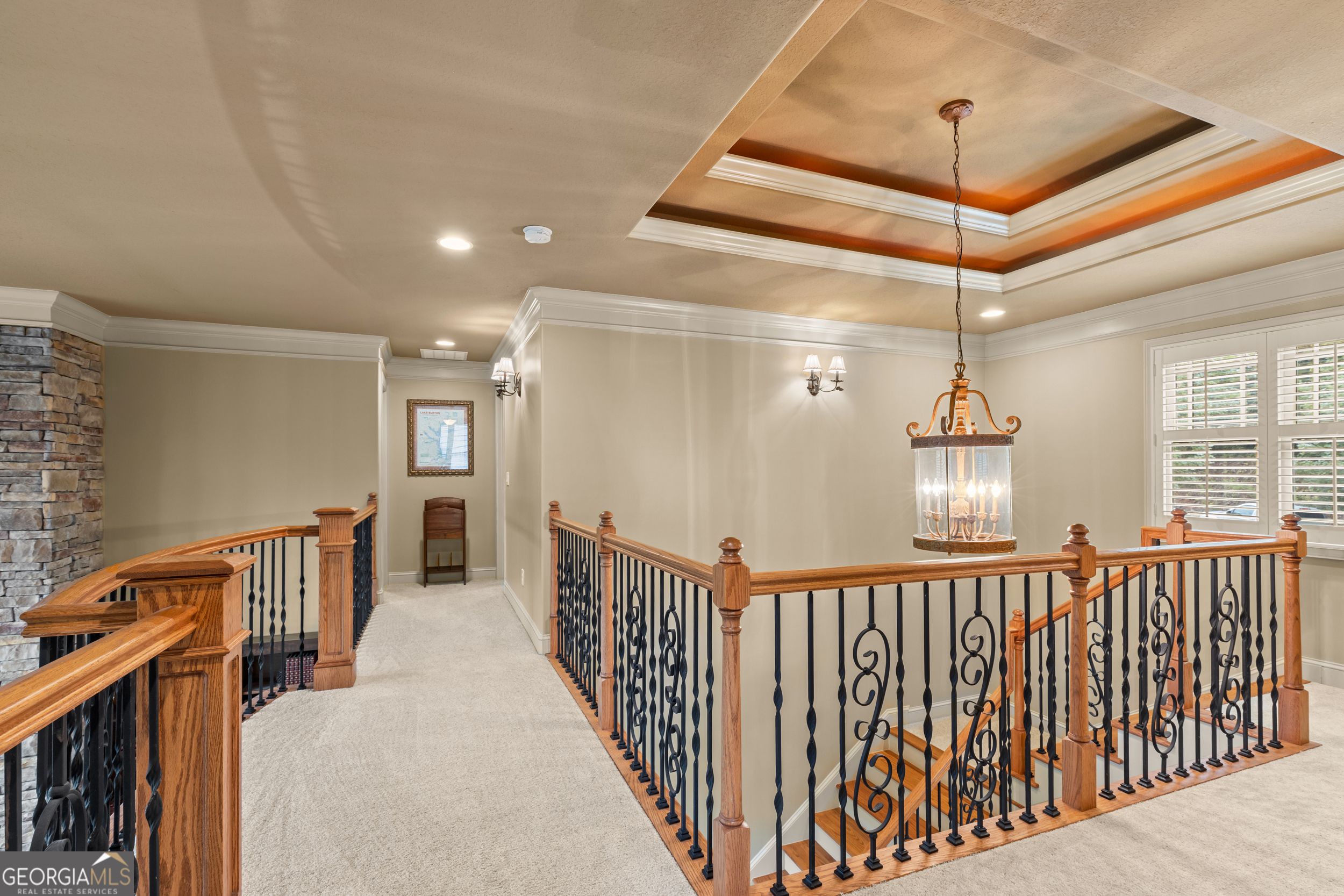 96 Fair View Drive Clayton, GA 30525 - Photo 28 of 66 a view of a hallway with a window and stairs