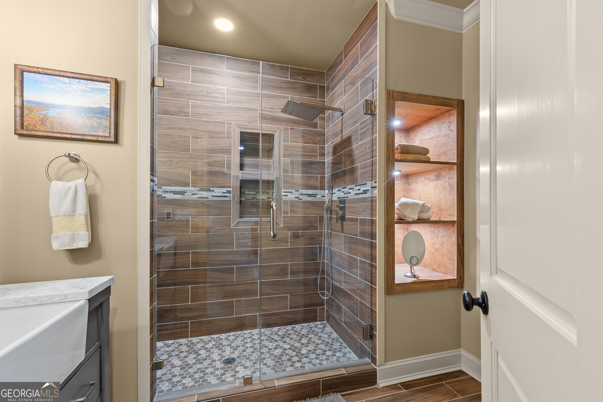 96 Fair View Drive Clayton, GA 30525 - Photo 39 of 66 a bathroom with a shower