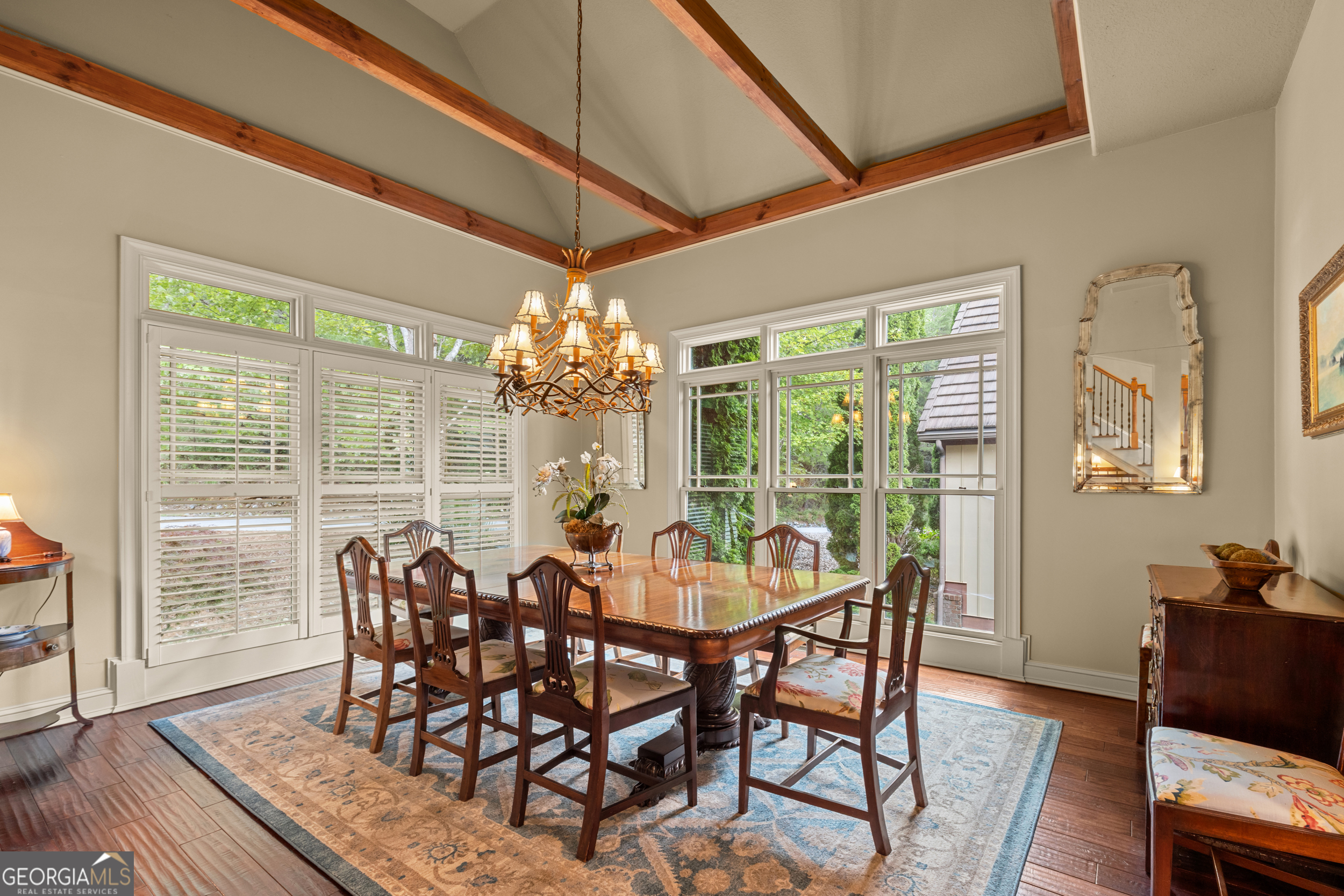 96 Fair View Drive Clayton, GA 30525 - Photo 5 of 66 a view of a dining room with furniture window and outside view