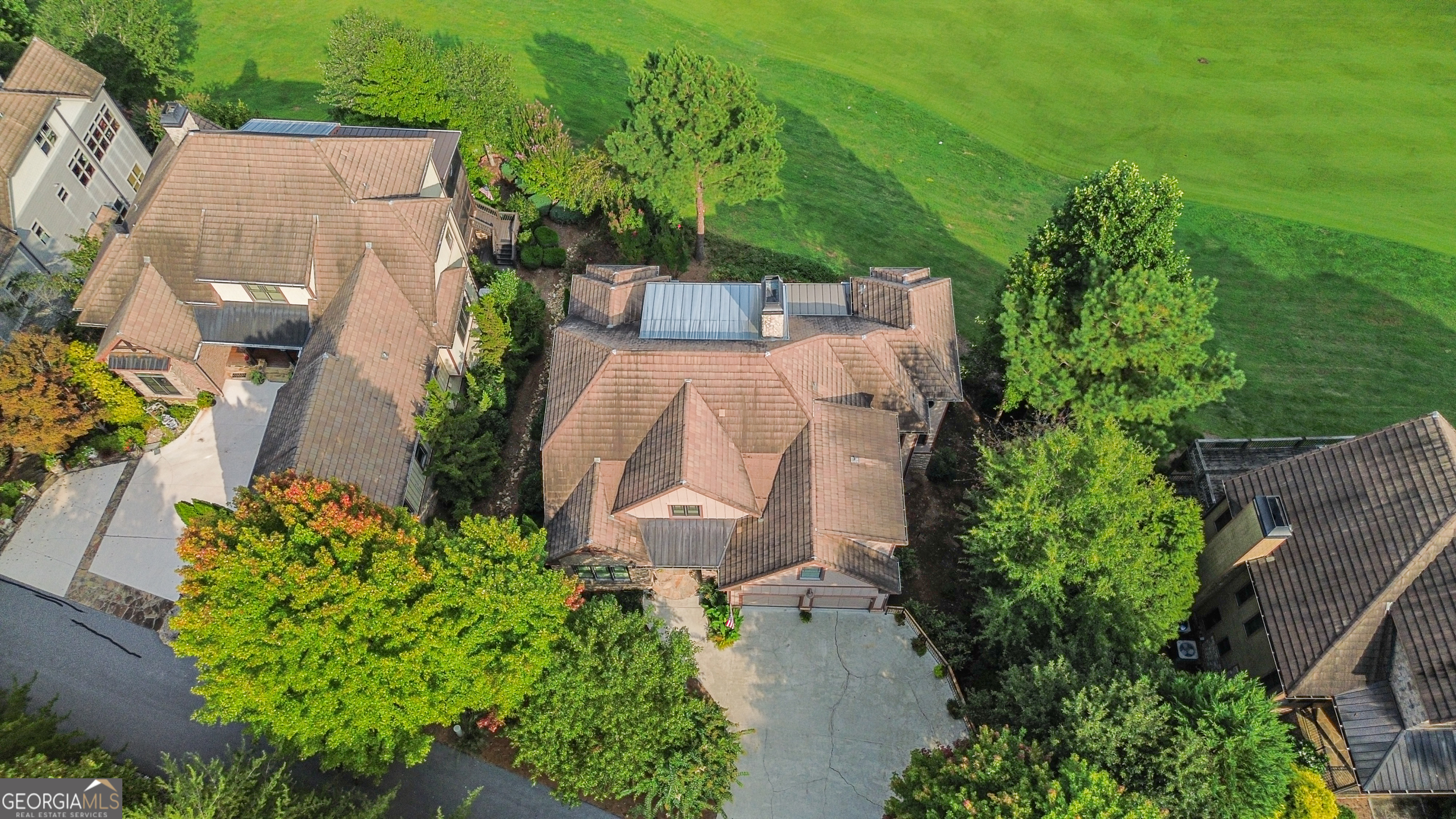 96 Fair View Drive Clayton, GA 30525 - Photo 55 of 66 an aerial view of a house with a yard and lake view