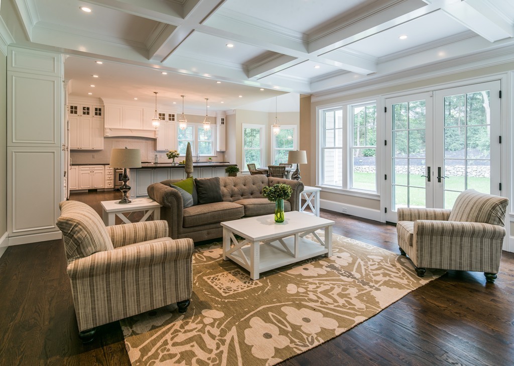77 Autumn Road Weston, MA 02493 - Photo 9 of 24 a living room with furniture and a large window