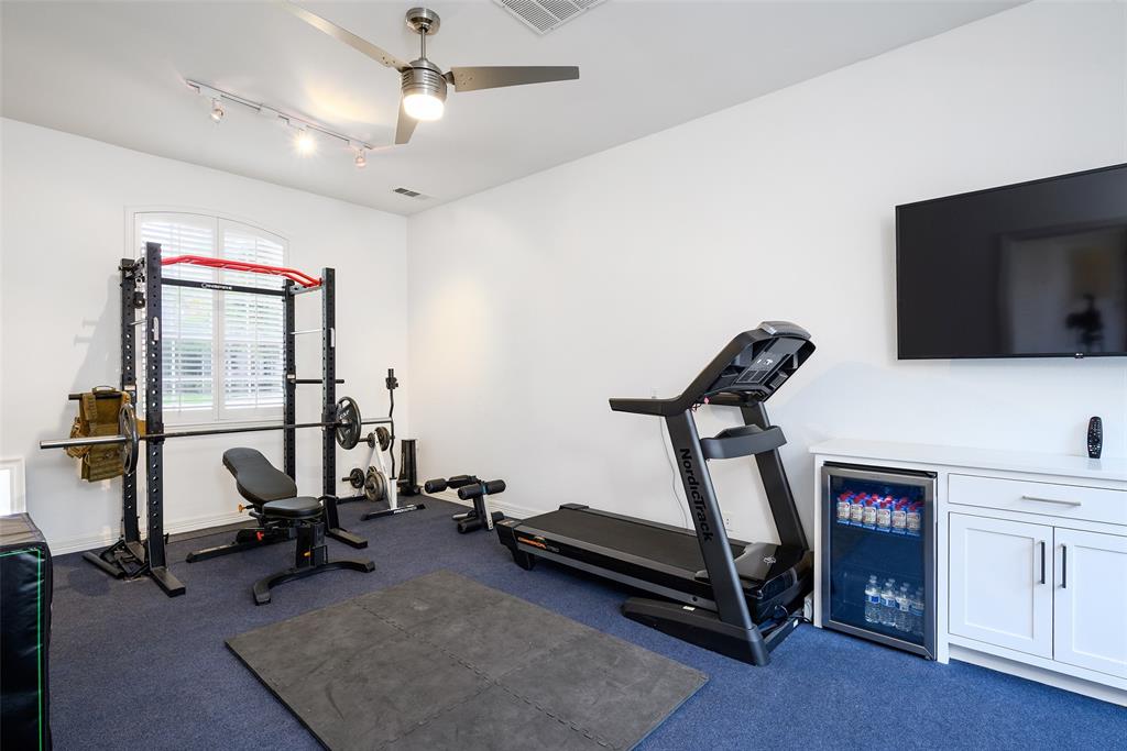 6522 Meadow Road Dallas, TX 75230 - Photo 27 of 34 Home Gym or optional Fourth Car Garage