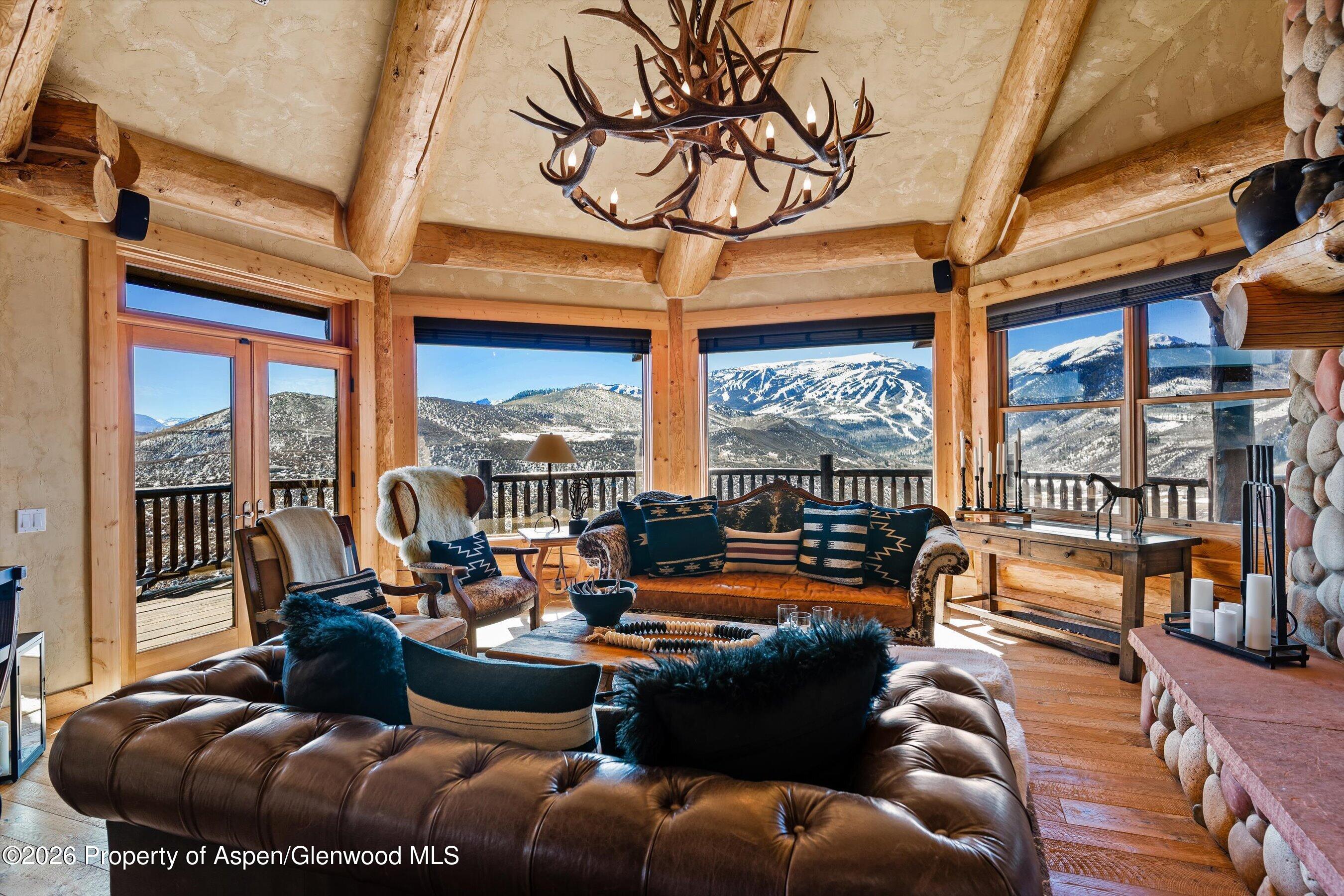 1450 Mesa Road Snowmass, CO 81654 - Photo 4 of 49 3LivingRoomView