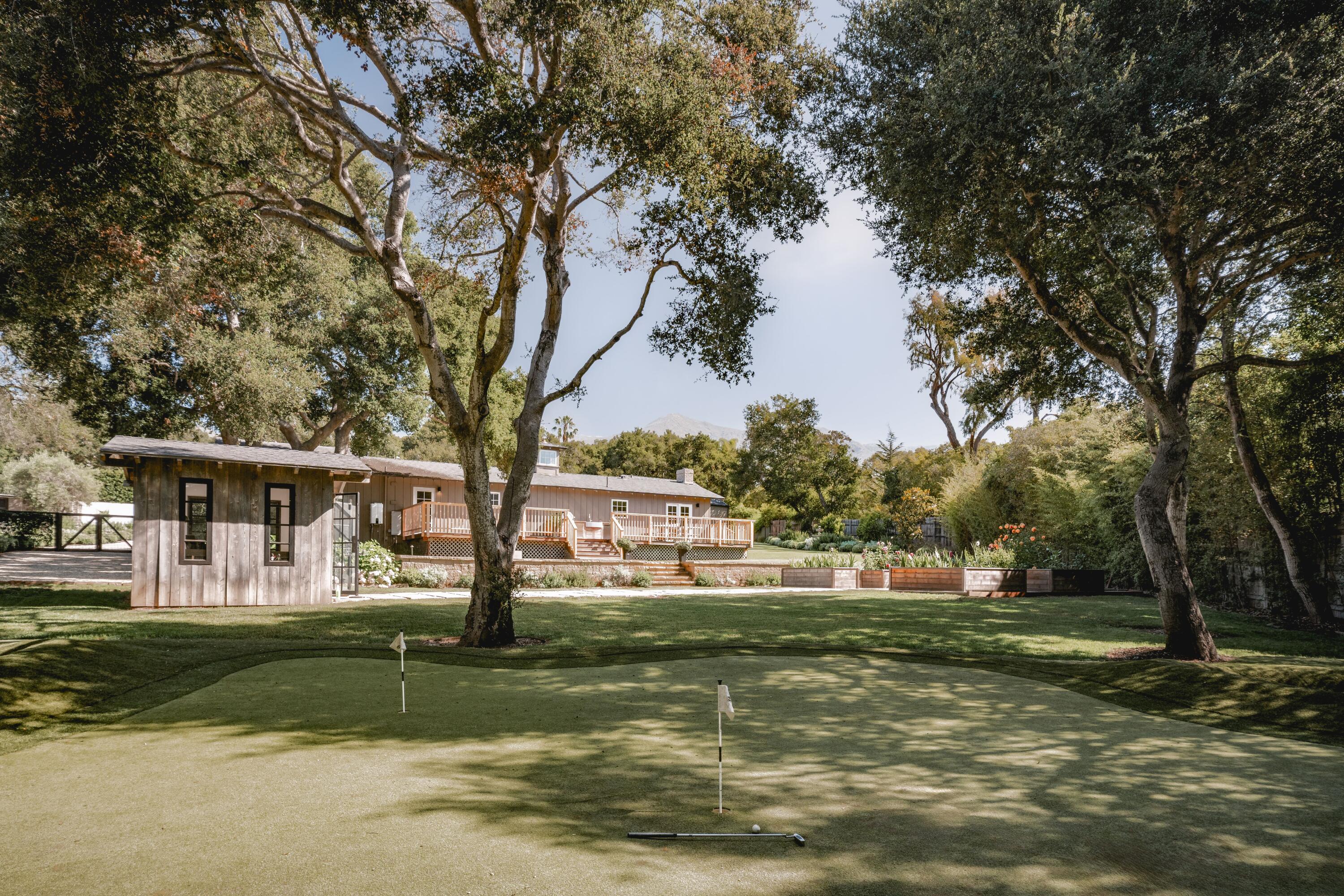 2775 Sycamore Canyon Road Montecito, CA 93108 - Photo 27 of 33 front view of house with a yard