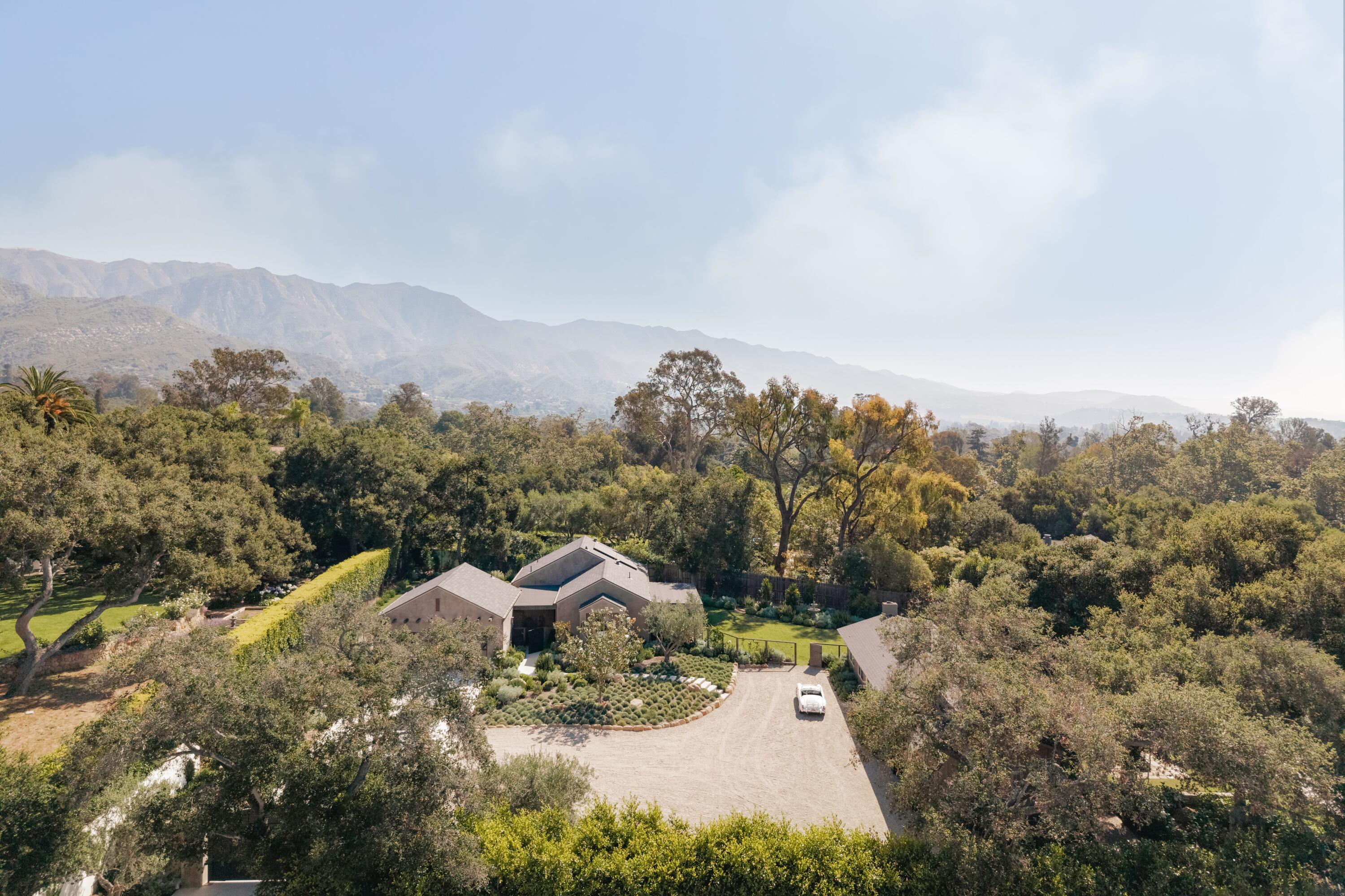 2775 Sycamore Canyon Road Montecito, CA 93108 - Photo 31 of 33 a view of a town with mountains in the background