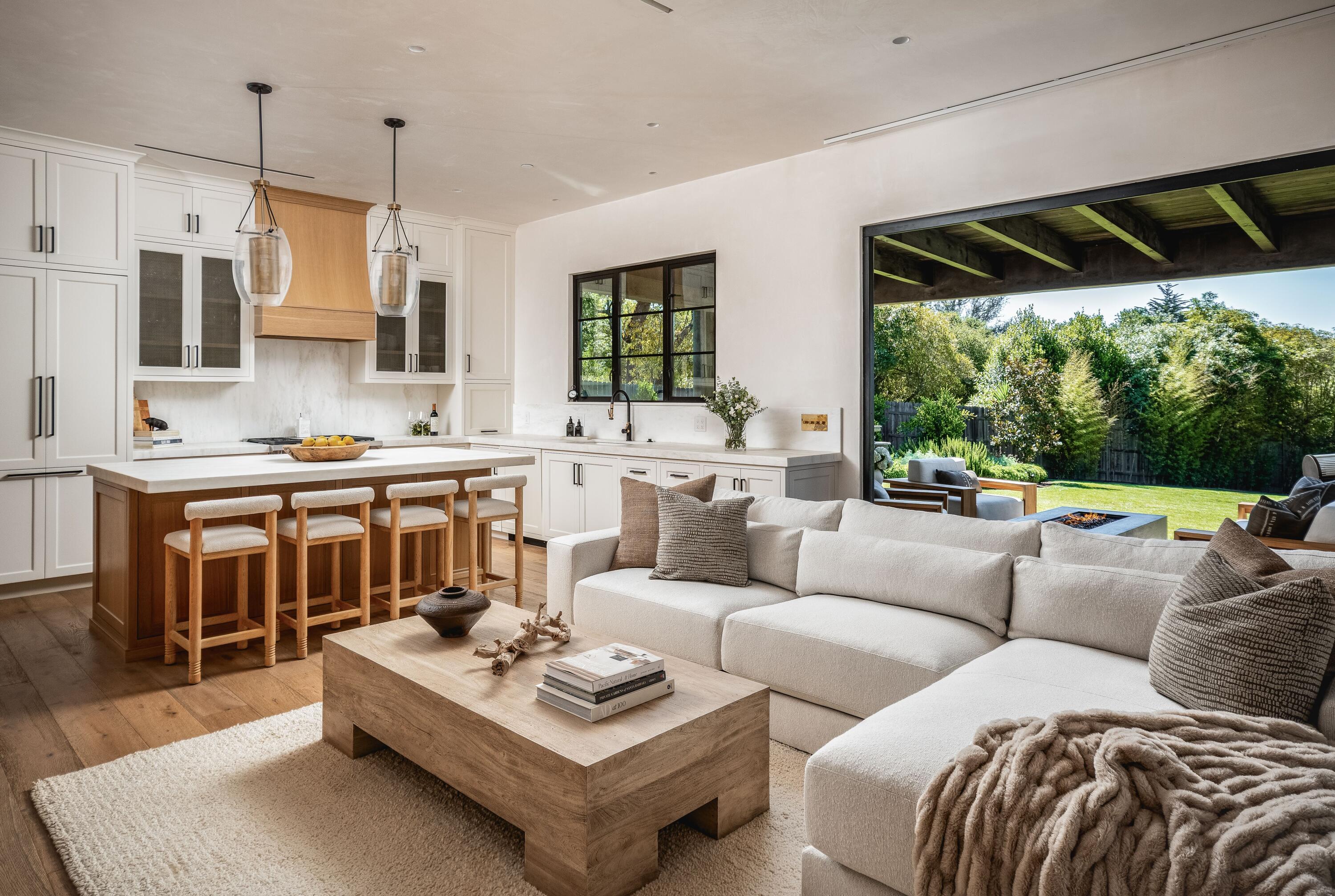 2775 Sycamore Canyon Road Montecito, CA 93108 - Photo 4 of 33 a living room with furniture and a large window
