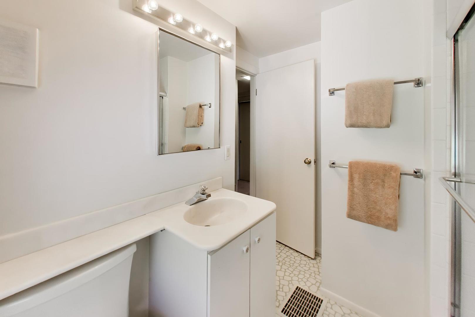 103 Cottonwood Road Northbrook, IL 60062 - Photo 33 of 50 a bathroom with a sink a mirror and vanity