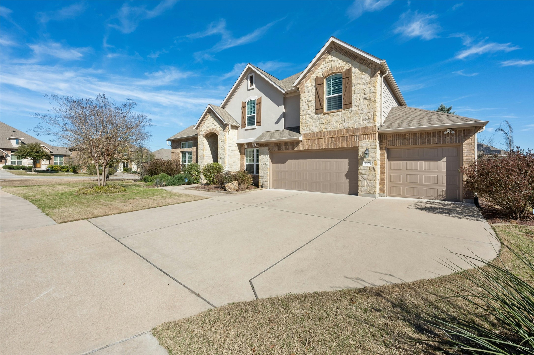 8501 High Summit Lane Austin, TX 78737 - Photo 2 of 38 a view of a house with a yard