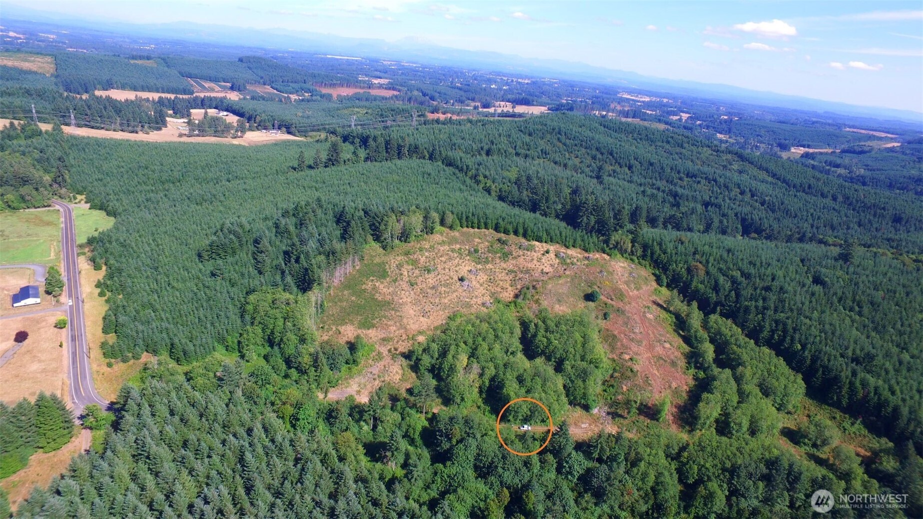 0 Sears Road Winlock, WA 98596 - Photo 13 of 21 an aerial view of a house with mountain view