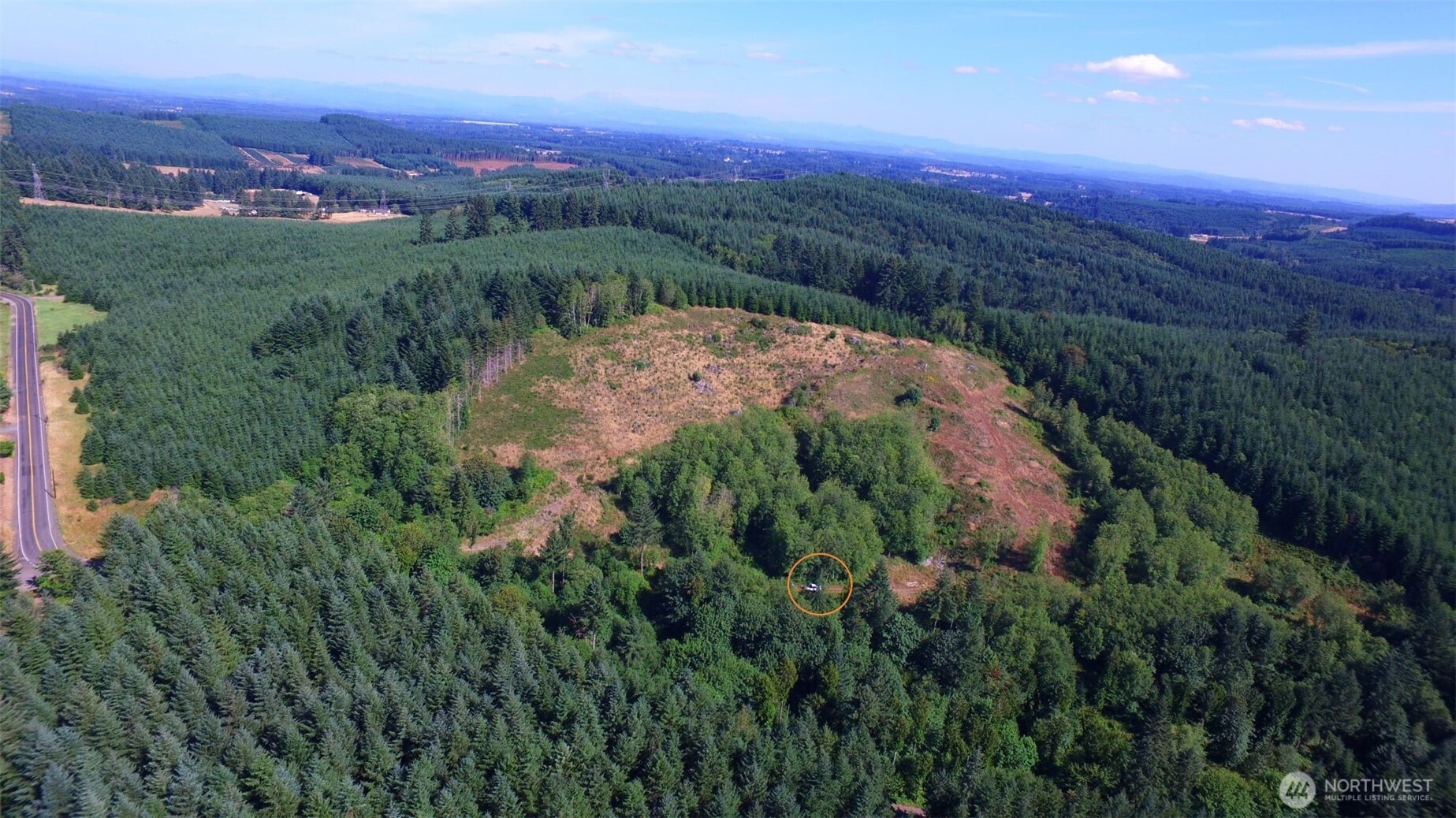 0 Sears Road Winlock, WA 98596 - Photo 15 of 21 an aerial view of a house with mountain view