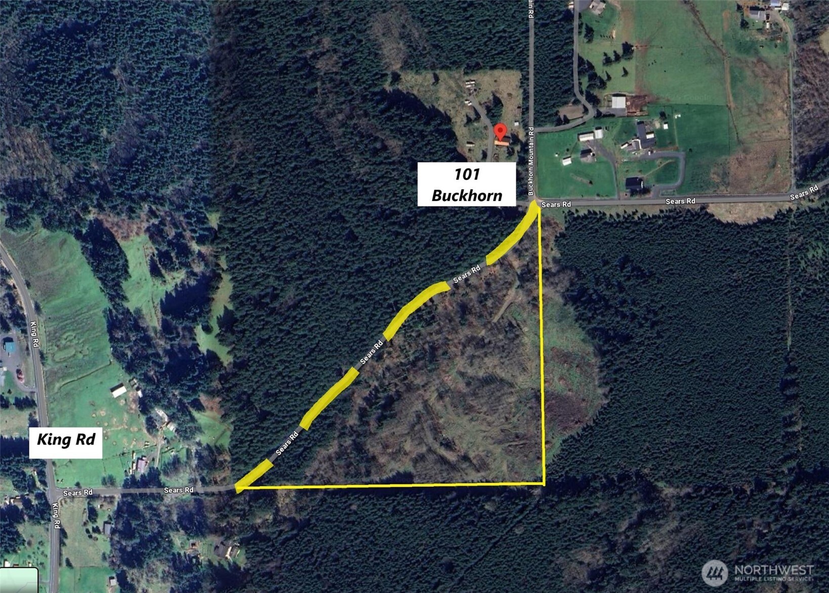 0 Sears Road Winlock, WA 98596 - Photo 21 of 21 a aerial view of a house