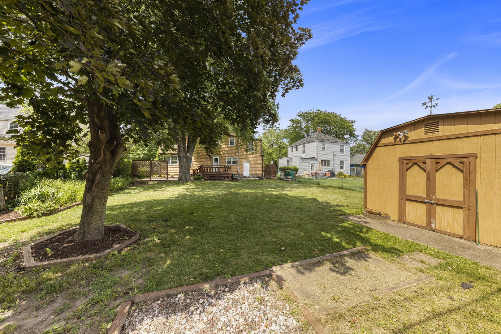 1204 Oneida Street Joliet, IL 60435 - Photo 24 of 30 a backyard of a house with lots of green space