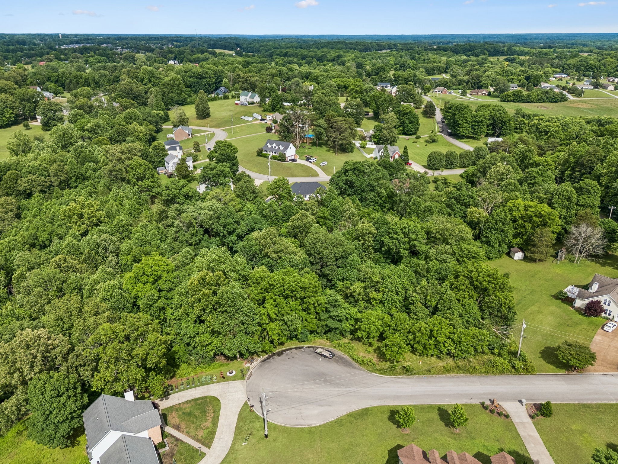 15 Rustling Oaks Court Pleasant View, TN 37146 - Photo 49 of 50 an aerial view of residential houses with outdoor space and trees