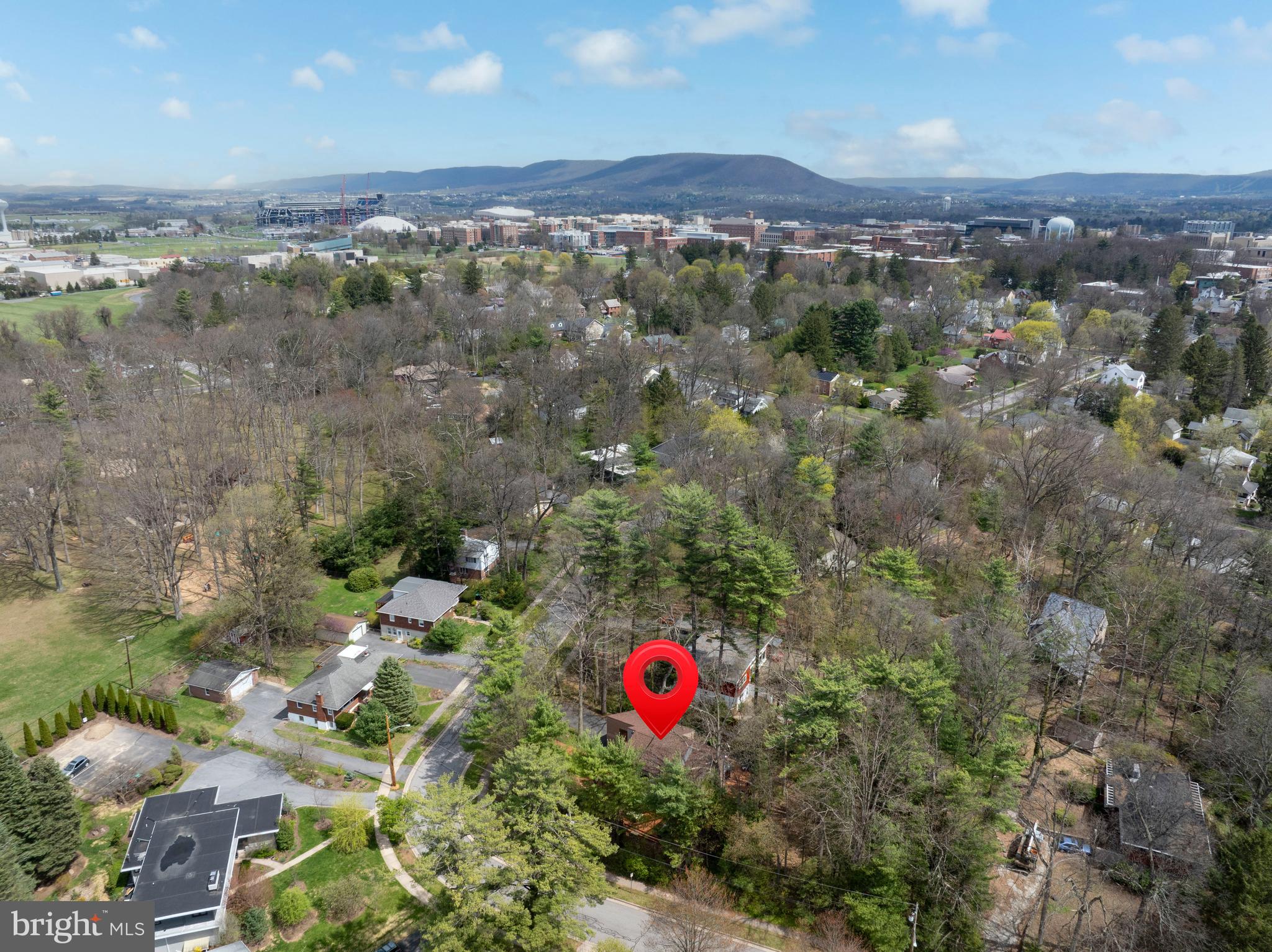 854 Thomas Street State College, PA 16803 - Photo 77 of 82 an aerial view of a houses with a yard