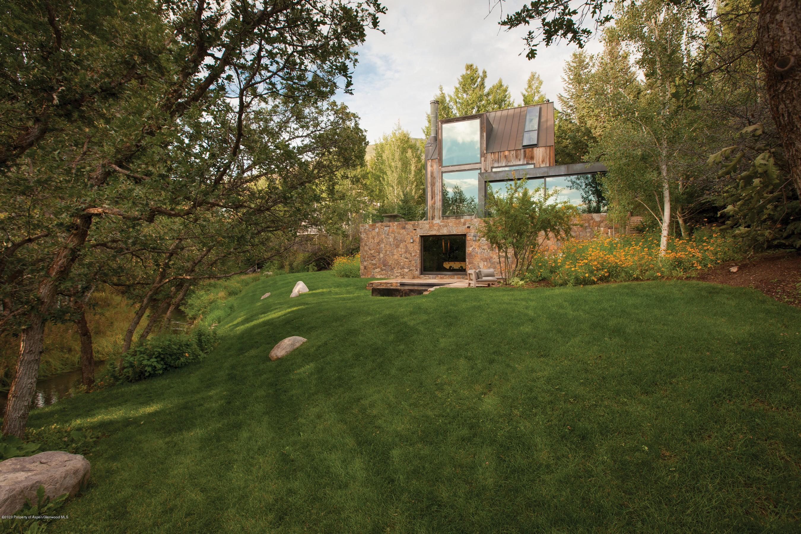 178 Bennett Bench Aspen, CO 81612 - Photo 2 of 39 Mountain Stream & Yard