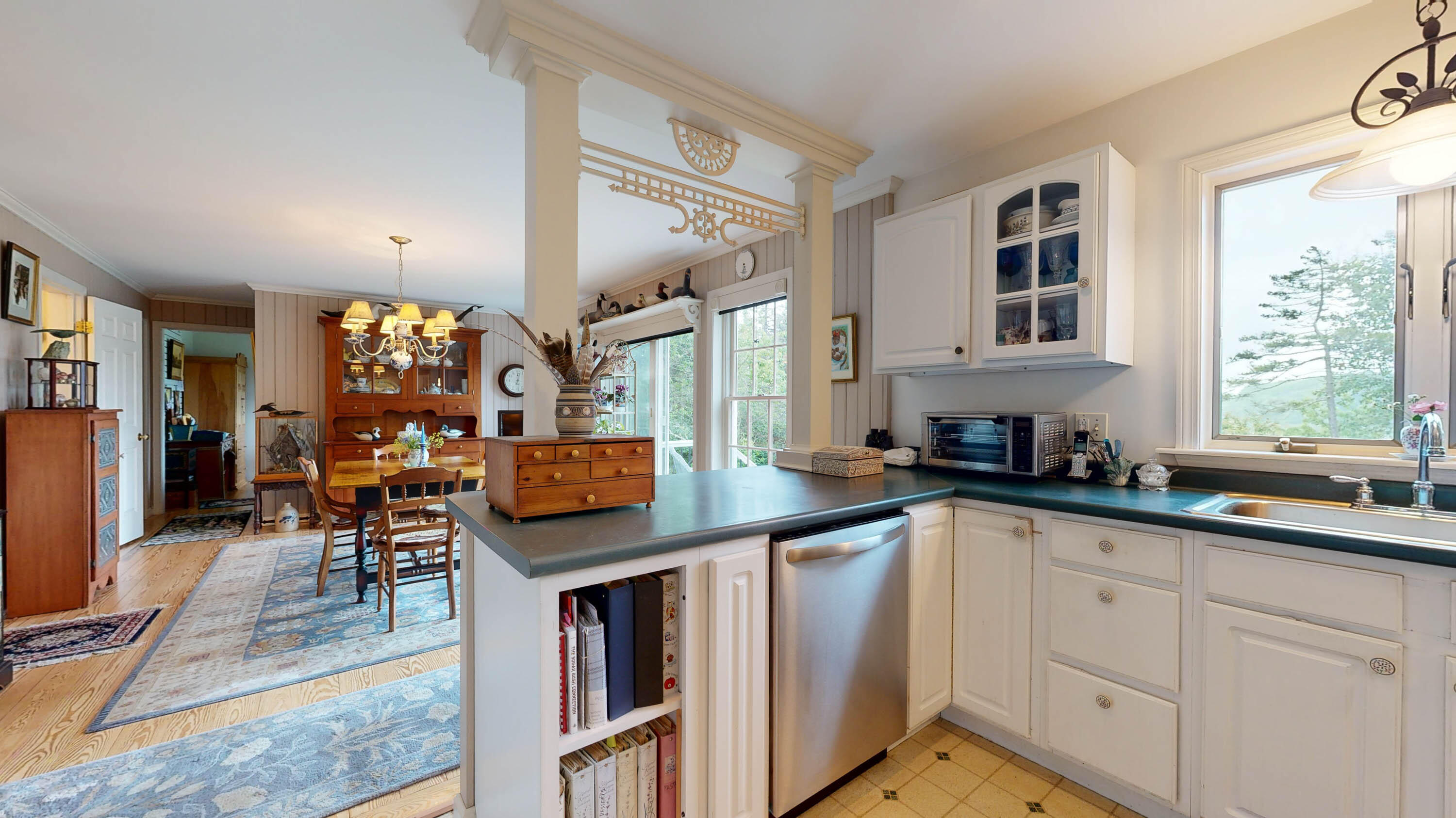 147 Ledge Road South Thomaston, ME 04858 - Photo 12 of 40 View of Dining Room & KitchenKicthen