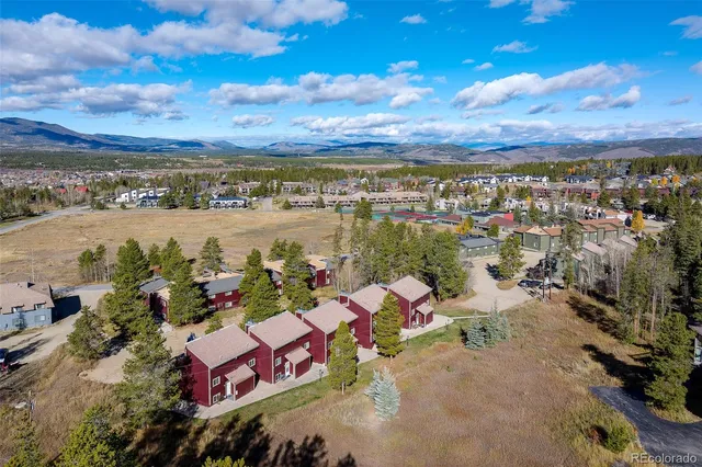 a view of a lake with a mountain
