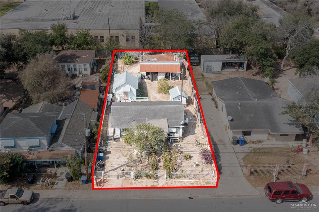 817 North 20th Street McAllen, TX 78501 - Photo 2 of 5 an aerial view of residential houses with outdoor space