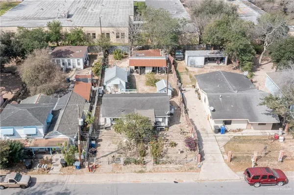 an aerial view of city