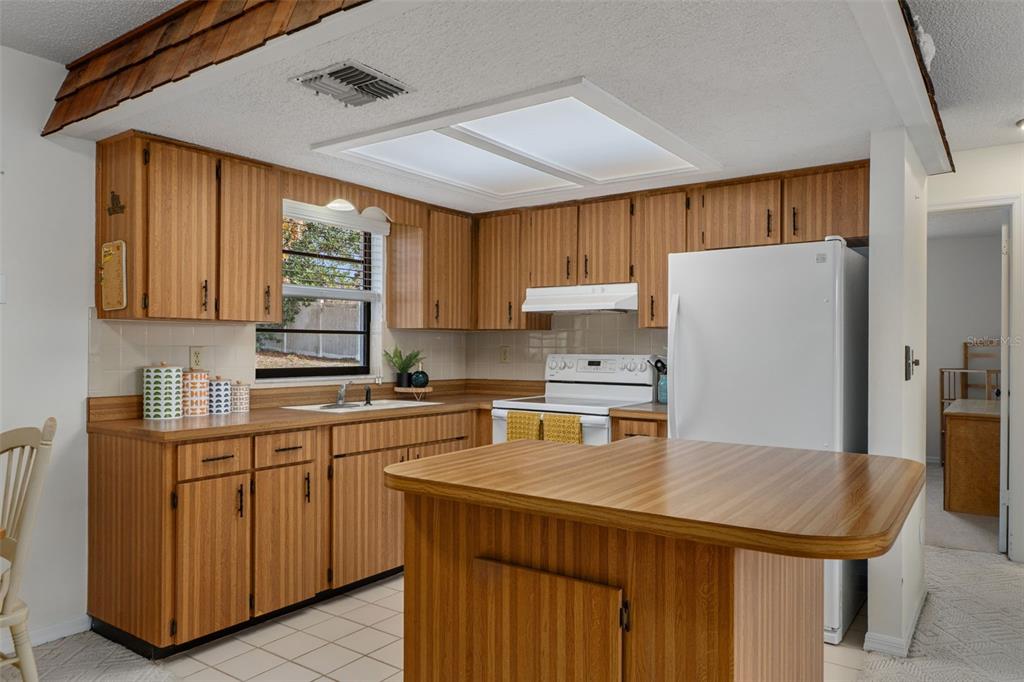 2300 Restmere Lane Spring Hill, FL 34609 - Photo 8 of 28 a kitchen with a stove a refrigerator and a sink