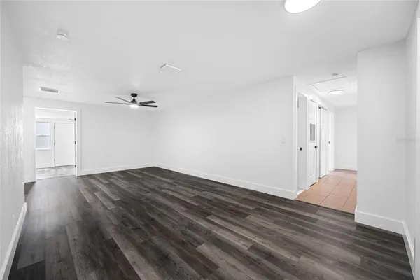 wooden floor in an empty room