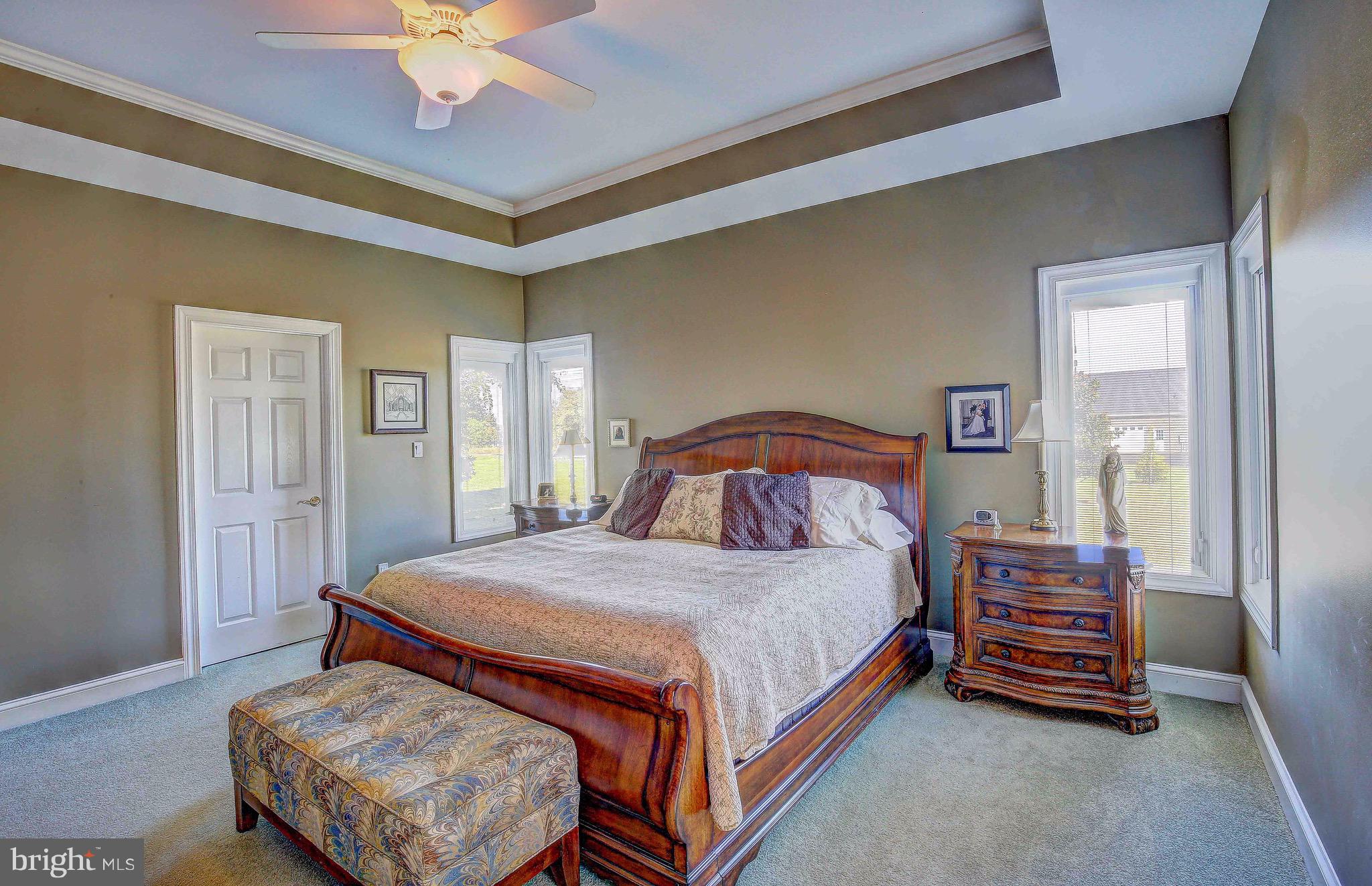2025 Potts Point Road Huntingtown, MD 20639 - Photo 33 of 53 Master bedrooms with 10' ceilings!