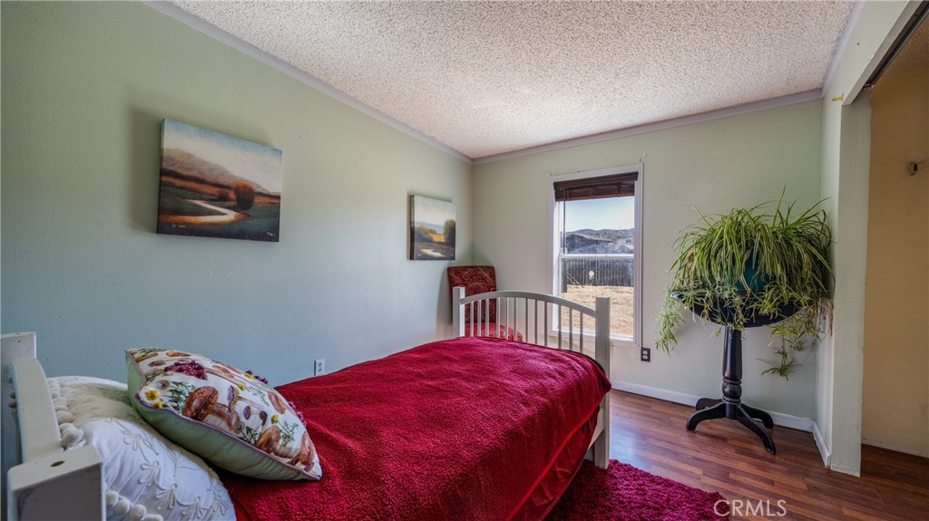 39550 Kirby Road Anza, CA 92539 - Photo 27 of 51 a bedroom with a bed and a potted plant