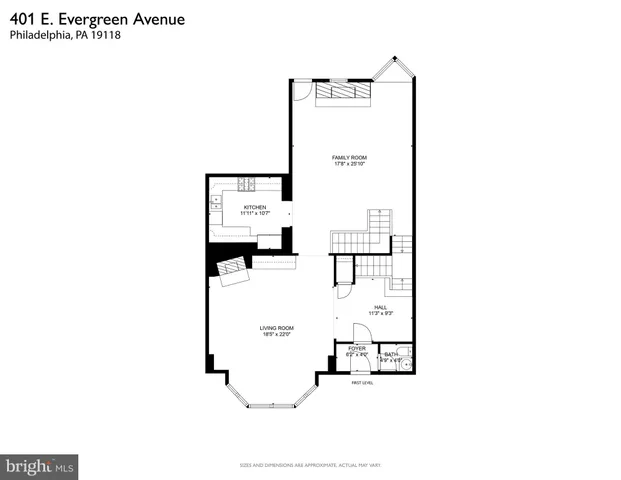 $995,000 | 401 East Evergreen Avenue, Philadelphia, PA 19118