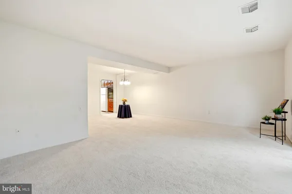 a view of empty room