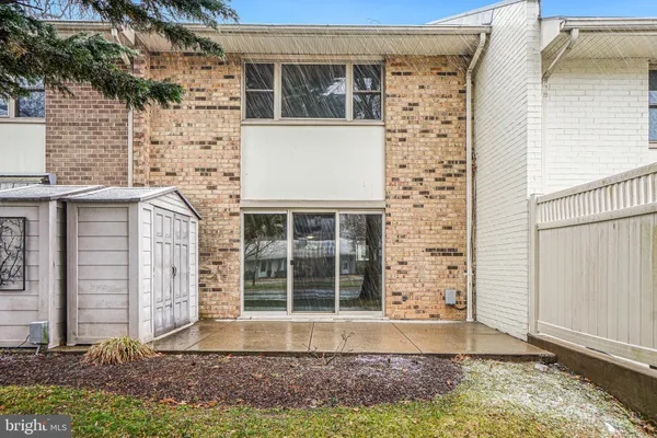 a view of front door of house